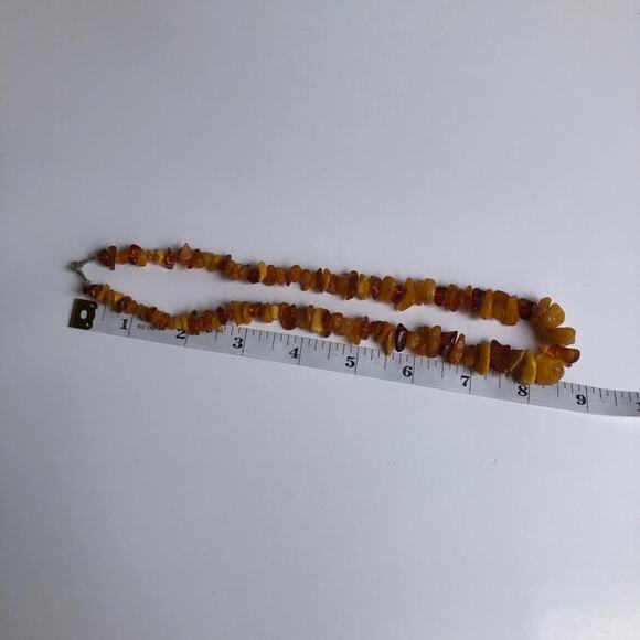 Vintage Genuine Natural Amber 1940's Necklace 26 Grams 17” Mint Condition - Picture 9 of 10